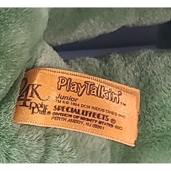 24K Polar Puff Playtalkin Frog Jr 18" Hand Puppet Japan - Picture 7 of 14